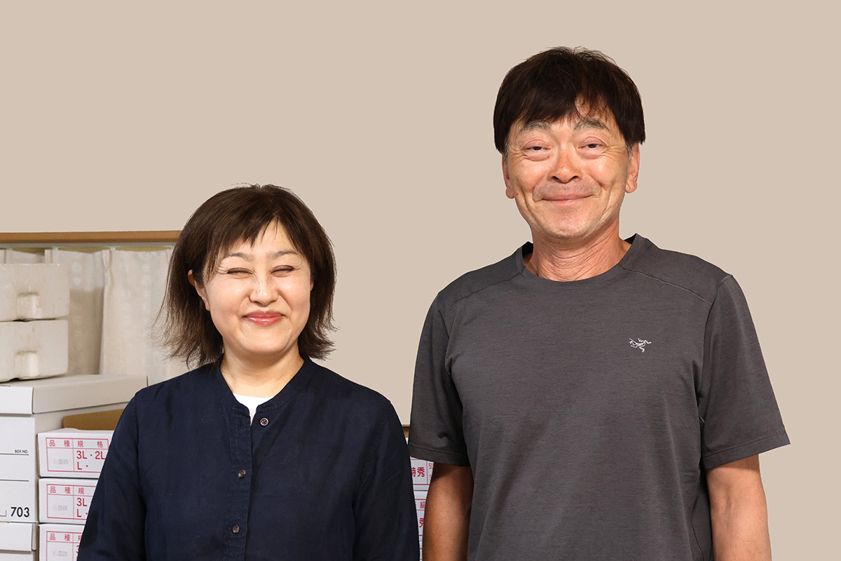 留目さんご夫妻のツーショット